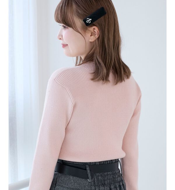  「キラキラハイネックニット」|ニット・セーター|