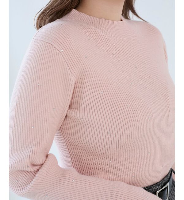  「キラキラハイネックニット」|ニット・セーター|