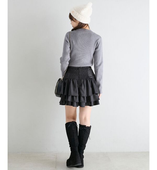  「キラキラハイネックニット」|ニット・セーター|