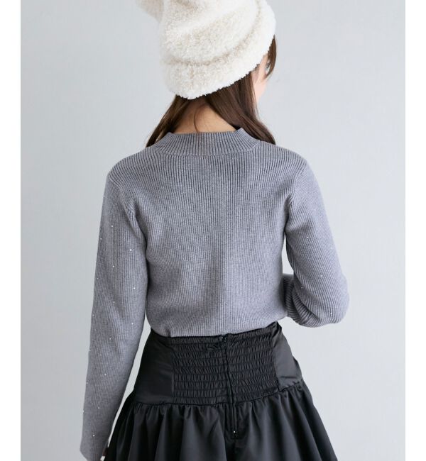  「キラキラハイネックニット」|ニット・セーター|