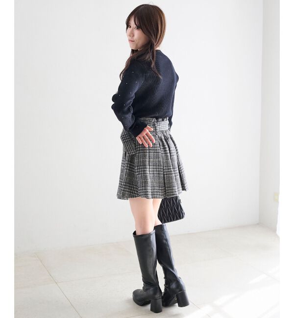  「キラキラハイネックニット」|ニット・セーター|