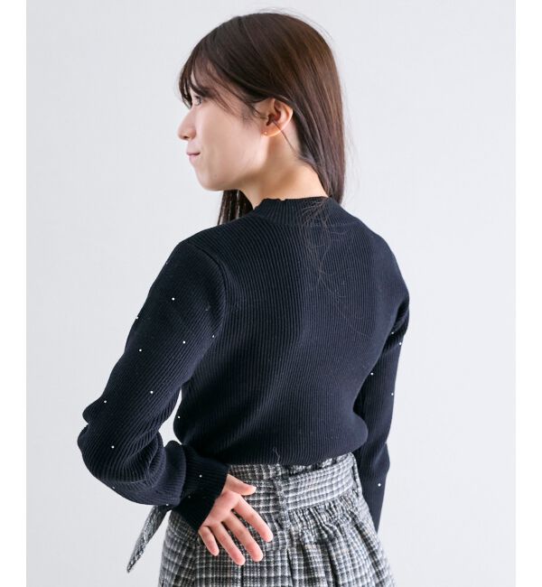  「キラキラハイネックニット」|ニット・セーター|