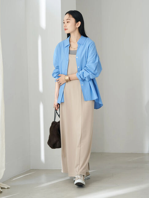 earth music&ecology「バックリボンキャミワンピース」|ワンピース|