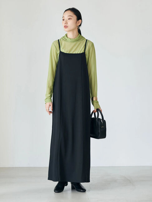 earth music&ecology「バックリボンキャミワンピース」|ワンピース|