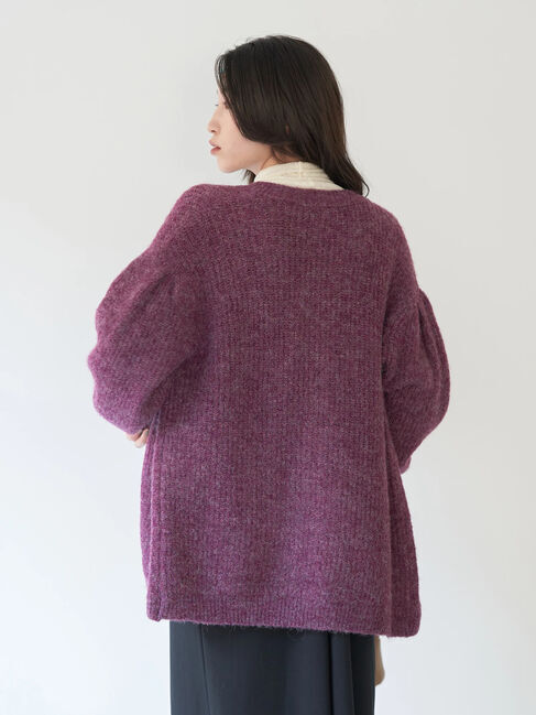 earth music&ecology「ヘアリーニットカーディガン」|カーディガン|