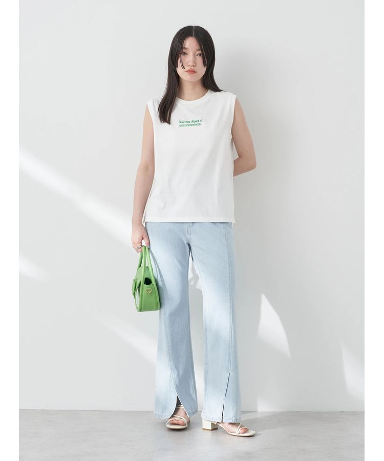 earth music&ecology「ノースリロゴT」|Tシャツ・カットソー|