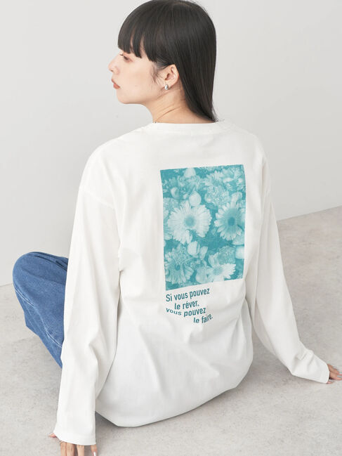 earth music&ecology「Au　petit　bonheur　ロンT」|Tシャツ・カットソー|