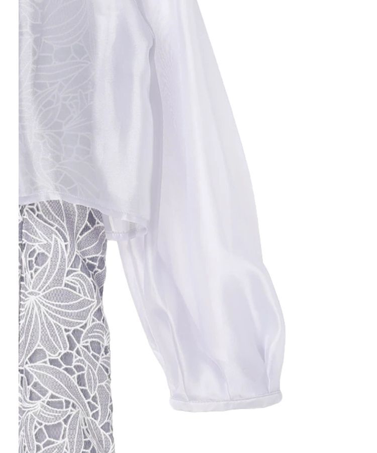 earth music&ecology「SET2点　シアーブラウス+レースキャミワンピース」|ワンピース|