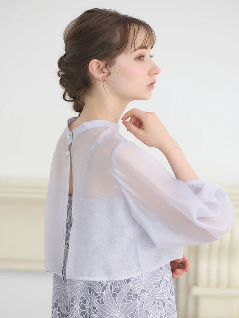 earth music&ecology「SET2点　シアーブラウス+レースキャミワンピース」|ワンピース|