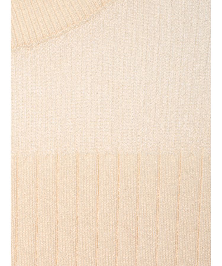 earth music&ecology「部分シアーニットプルオーバー」|ニット・セーター|