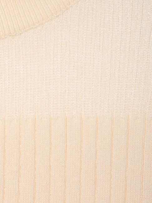 earth music&ecology「部分シアーニットプルオーバー」|ニット・セーター|