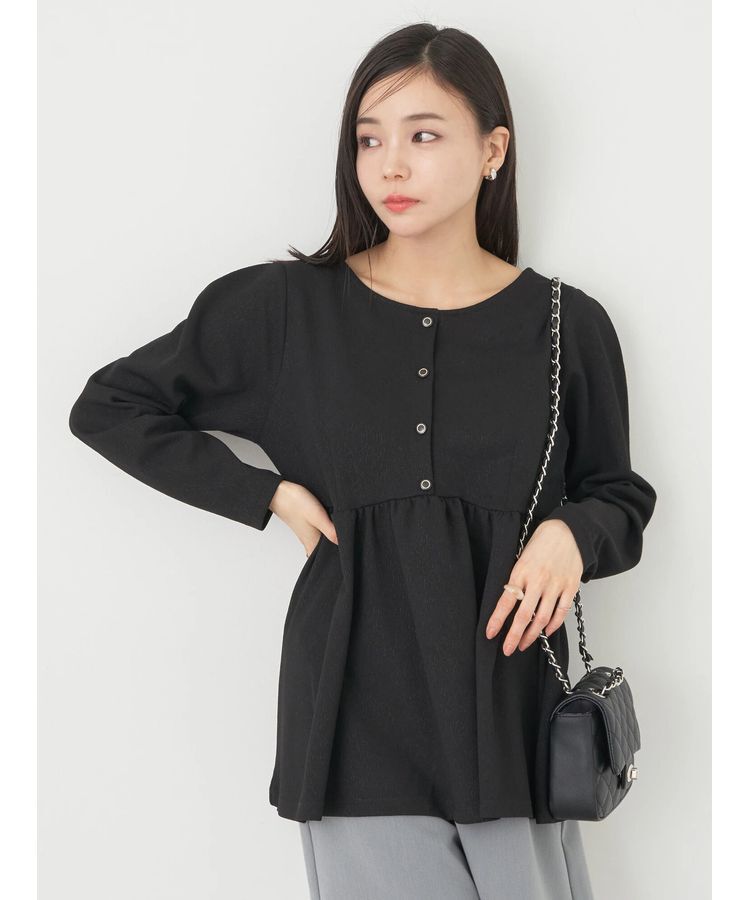 earth music&ecology「ペプラムカットプルオーバー」|Tシャツ・カットソー|