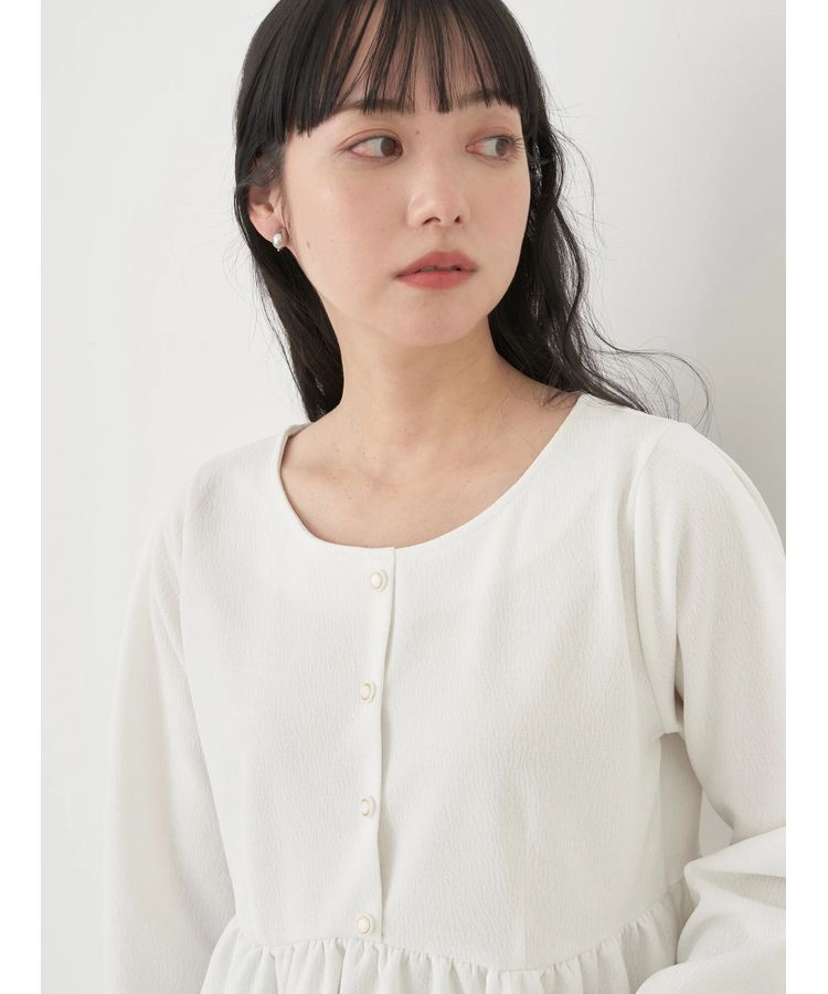 earth music&ecology「ペプラムカットプルオーバー」|Tシャツ・カットソー|