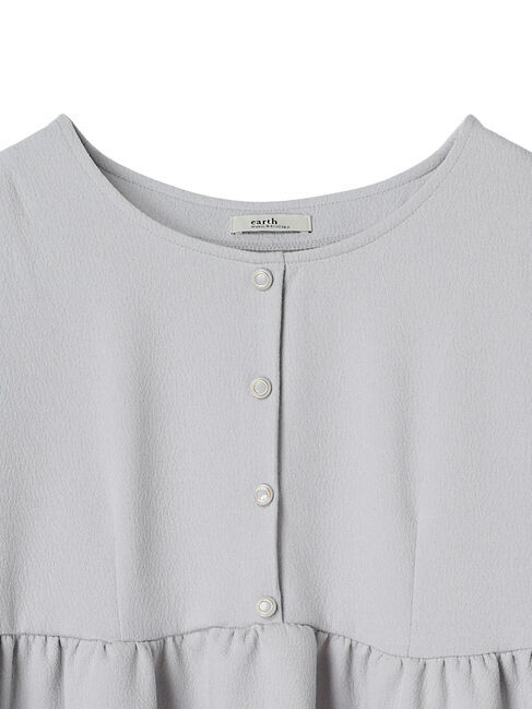 earth music&ecology「ペプラムカットプルオーバー」|Tシャツ・カットソー|