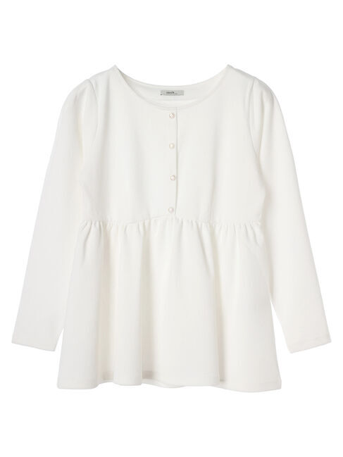 earth music&ecology「ペプラムカットプルオーバー」|Tシャツ・カットソー|