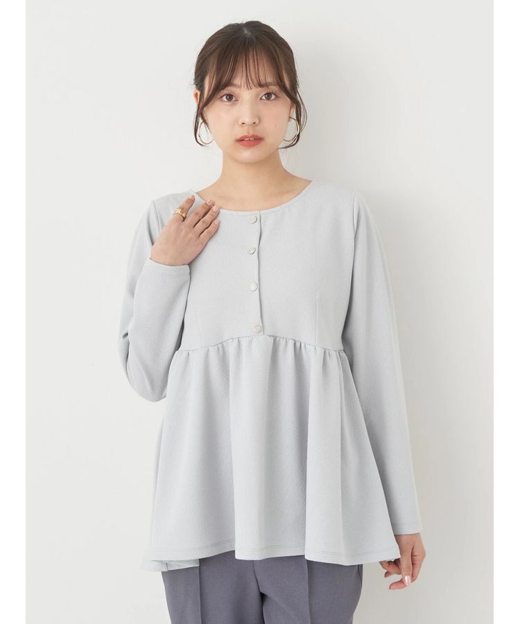 earth music&ecology「ペプラムカットプルオーバー」|Tシャツ・カットソー|