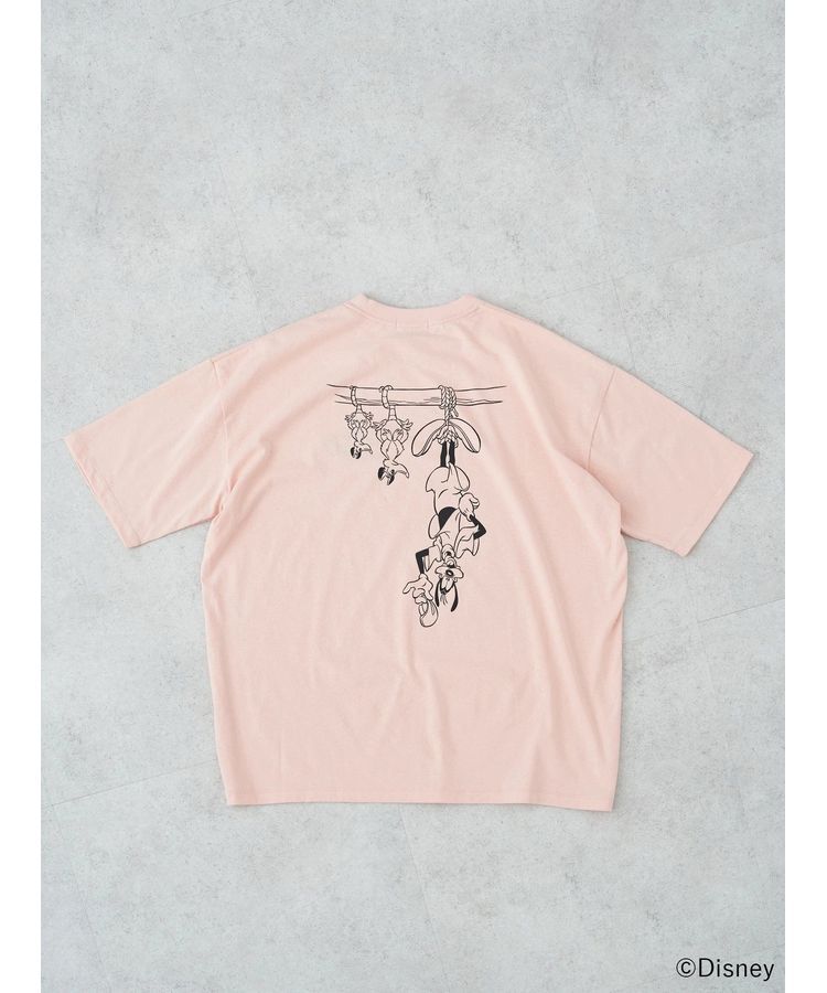 earth music&ecology「Goofy&Max/バックプリントねずみTee」|Tシャツ・カットソー|Light Pink
