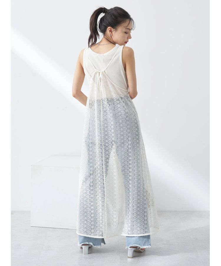 earth music&ecology「レースキャミワンピース」|ワンピース|