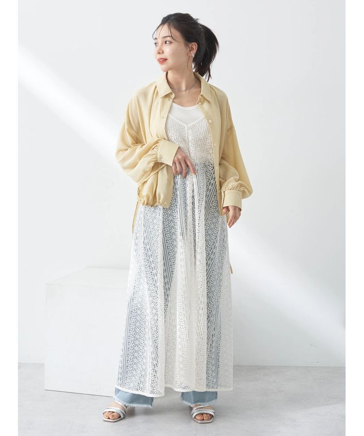 earth music&ecology「レースキャミワンピース」|ワンピース|