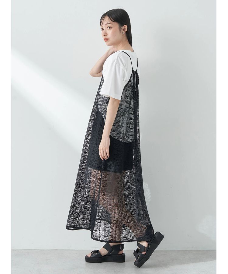 earth music&ecology「レースキャミワンピース」|ワンピース|