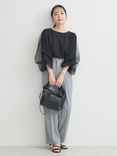 earth music&ecology「キラキラストーンプルオーバー」|Tシャツ・カットソー|