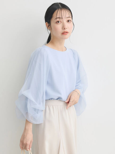 earth music&ecology「キラキラストーンプルオーバー」|Tシャツ・カットソー|