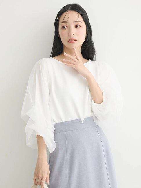 earth music&ecology「キラキラストーンプルオーバー」|Tシャツ・カットソー|