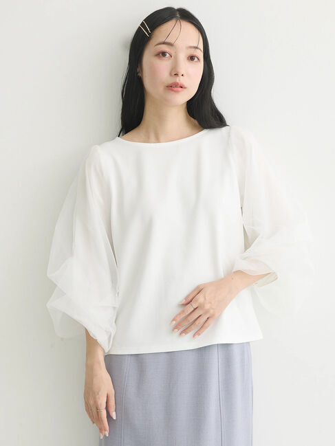 earth music&ecology「キラキラストーンプルオーバー」|Tシャツ・カットソー|