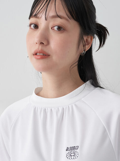 earth music&ecology「スポーティー刺繍ロゴT」|Tシャツ・カットソー|