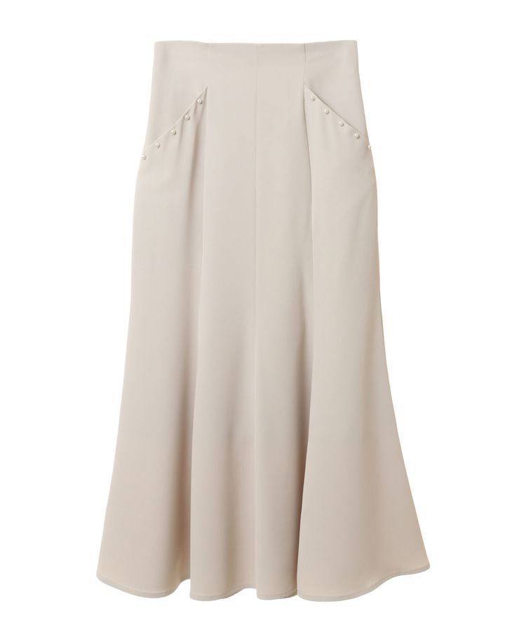 earth music&ecology「パール付きマーメイドスカート」|スカート|