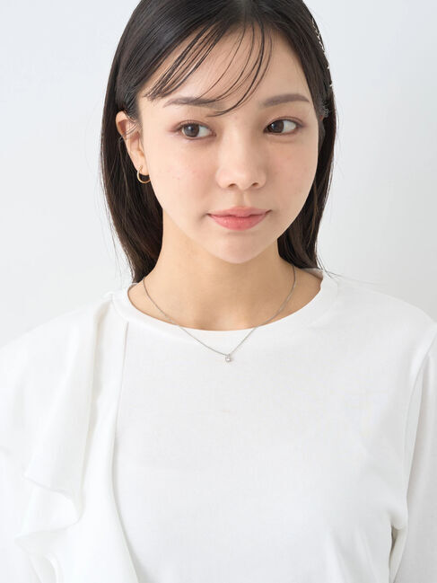 earth music&ecology「アシメフリルプルオーバー」|Tシャツ・カットソー|