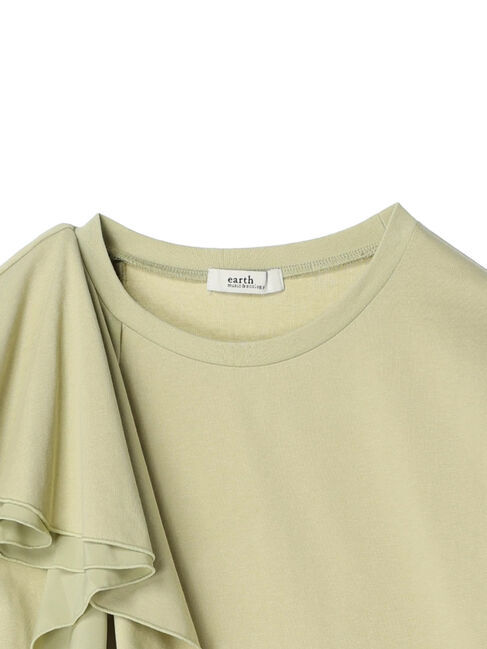 earth music&ecology「アシメフリルプルオーバー」|Tシャツ・カットソー|