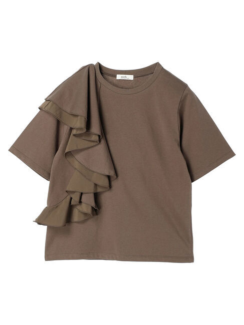 earth music&ecology「アシメフリルプルオーバー」|Tシャツ・カットソー|