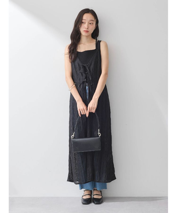 earth music&ecology「フラワーレースキャミワンピース」|ワンピース|