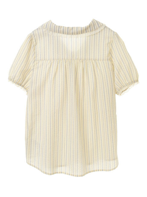 earth music&ecology「ミニパフショートスリーブブラウス」|シャツ・ブラウス|