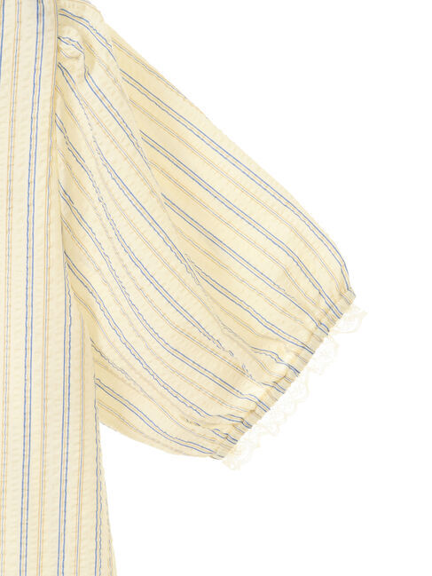 earth music&ecology「ミニパフショートスリーブブラウス」|シャツ・ブラウス|