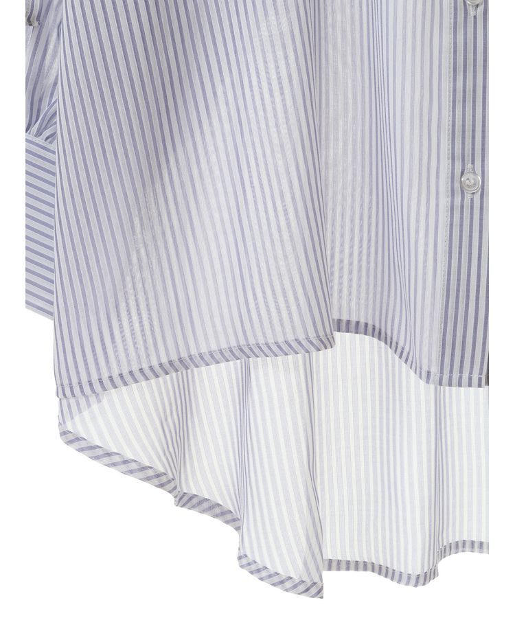 earth music&ecology「袖スリットリボンロングシャツ」|シャツ・ブラウス|