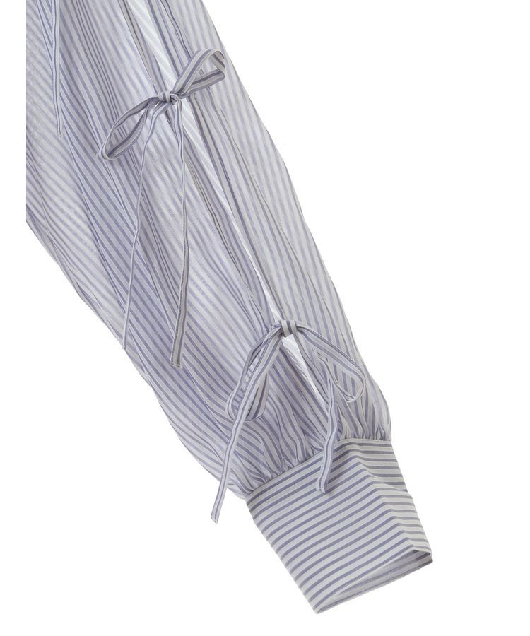 earth music&ecology「袖スリットリボンロングシャツ」|シャツ・ブラウス|