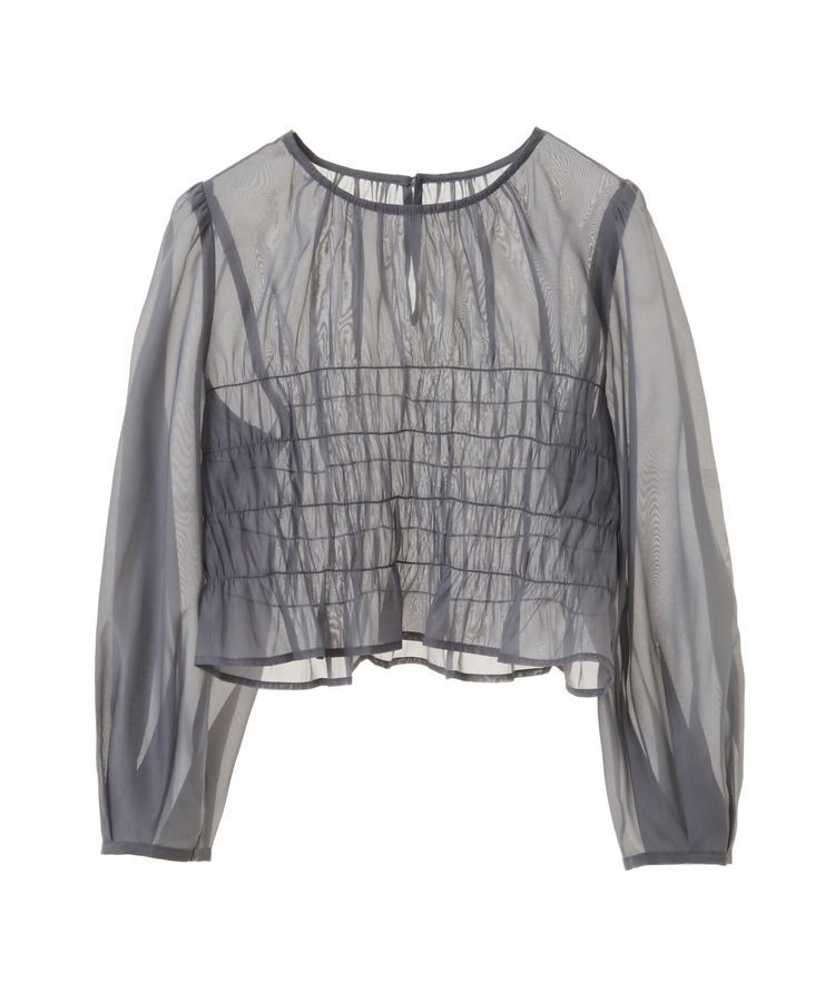 earth music&ecology「SET2点シースルーブラウス付きキャミワンピース」|ワンピース|