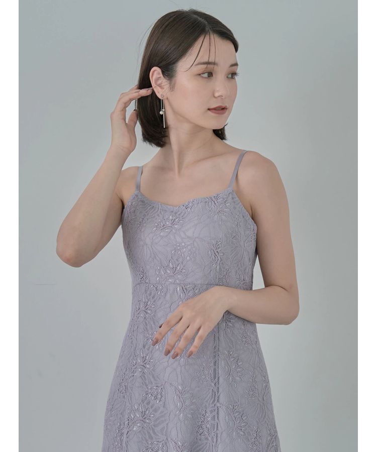 earth music&ecology「SET2点シースルーブラウス付きキャミワンピース」|ワンピース|