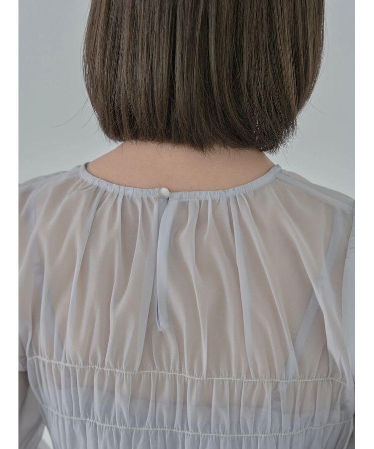 earth music&ecology「SET2点シースルーブラウス付きキャミワンピース」|ワンピース|