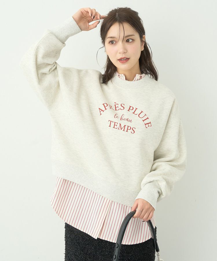 earth music&ecology「アソートロゴショートスウェット」|スウェット・ジャージ|