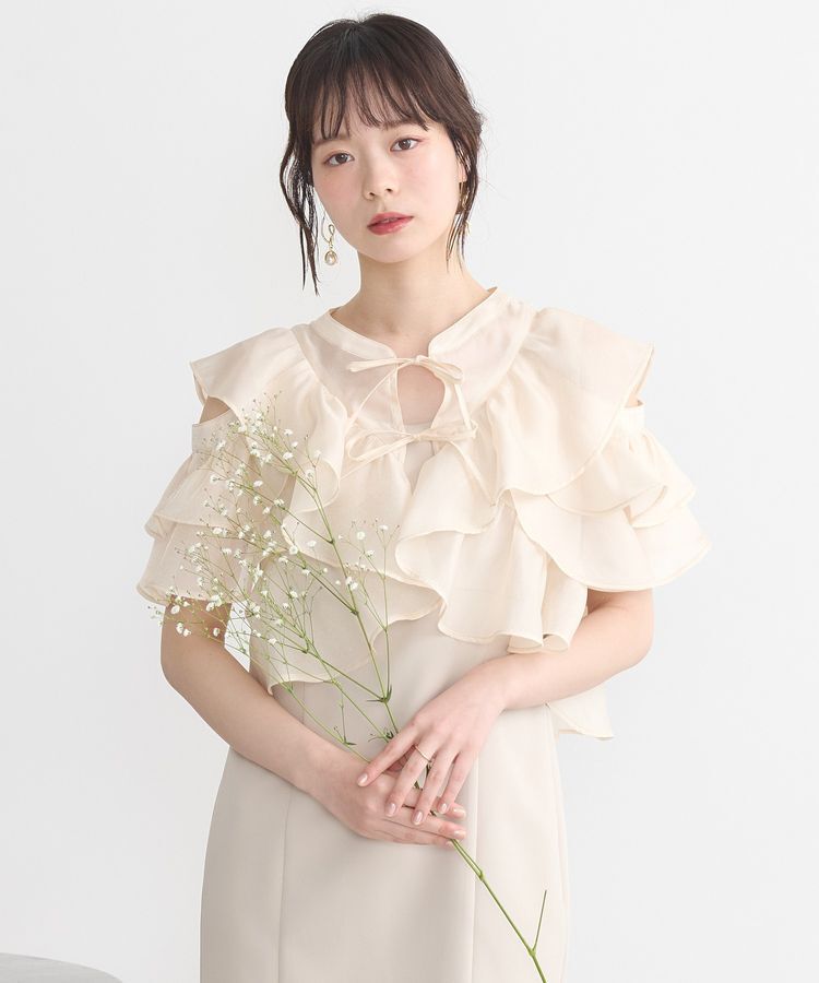 earth music&ecology「SET2点フリルボレロ＋ナローワンピース」|ワンピース|