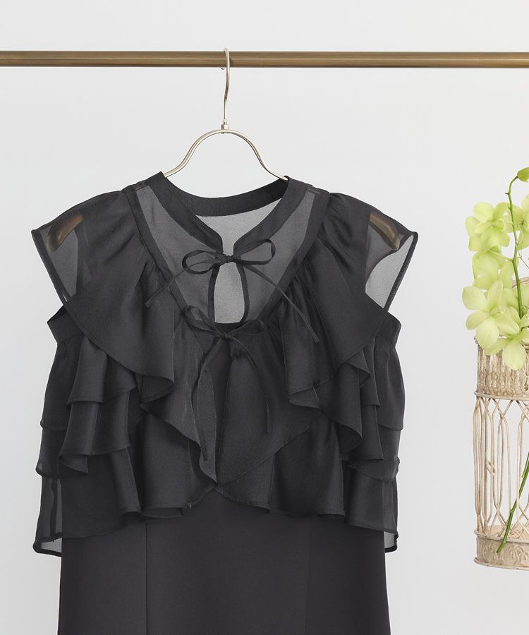 earth music&ecology「SET2点フリルボレロ＋ナローワンピース」|ワンピース|