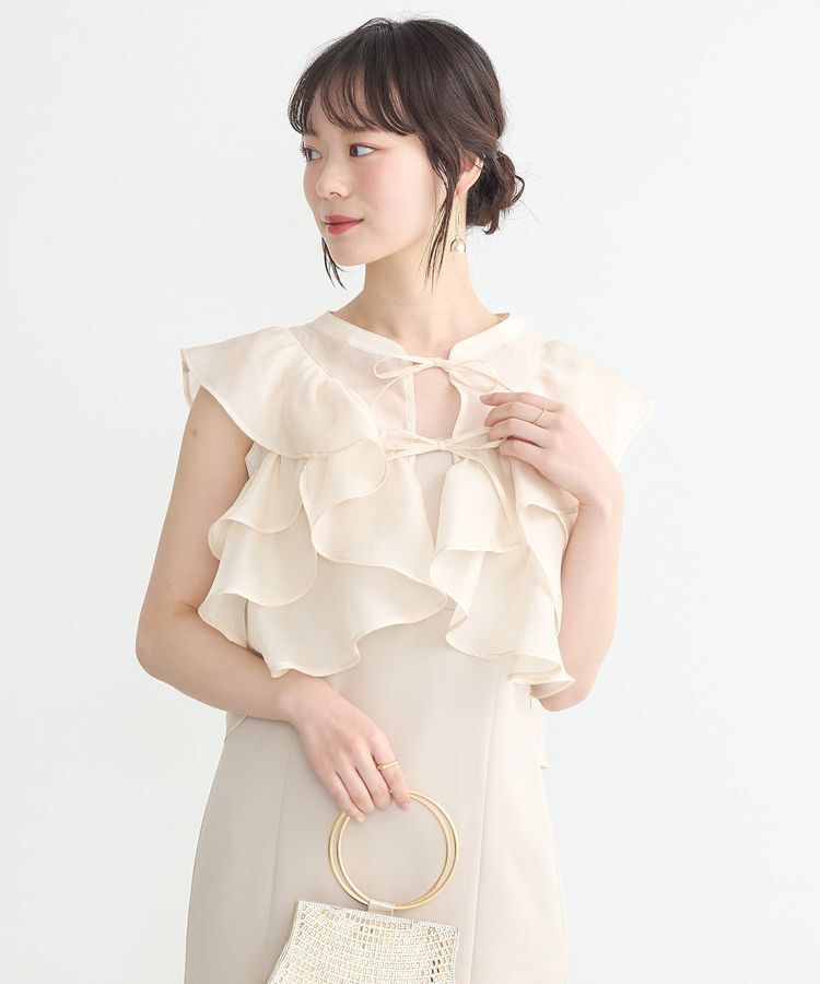 earth music&ecology「SET2点フリルボレロ＋ナローワンピース」|ワンピース|