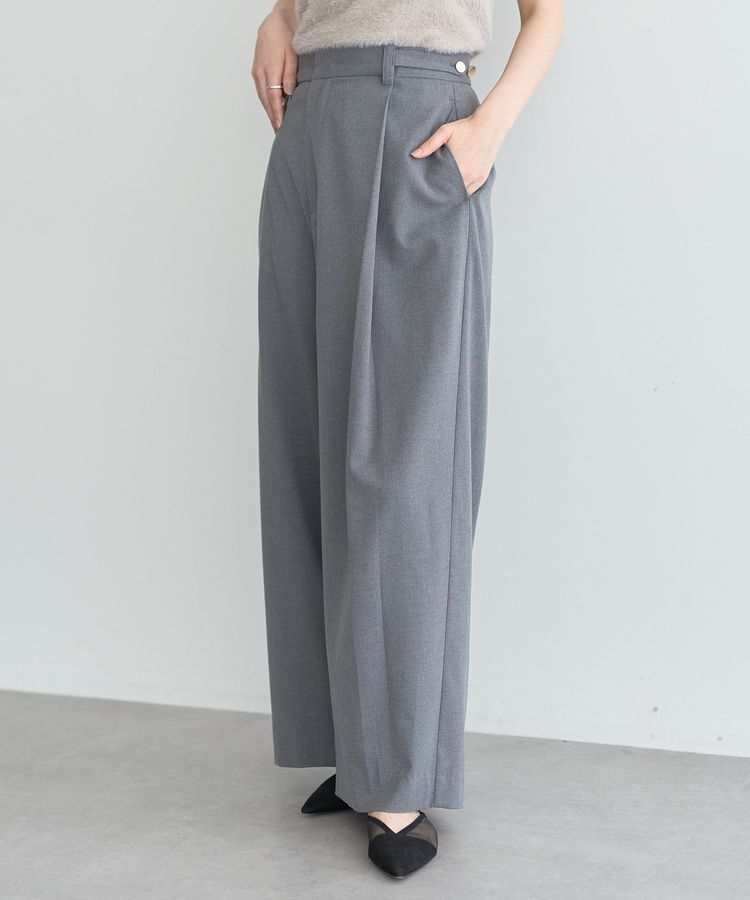 earth music&ecology「ウエストタブタックパンツ」|その他|