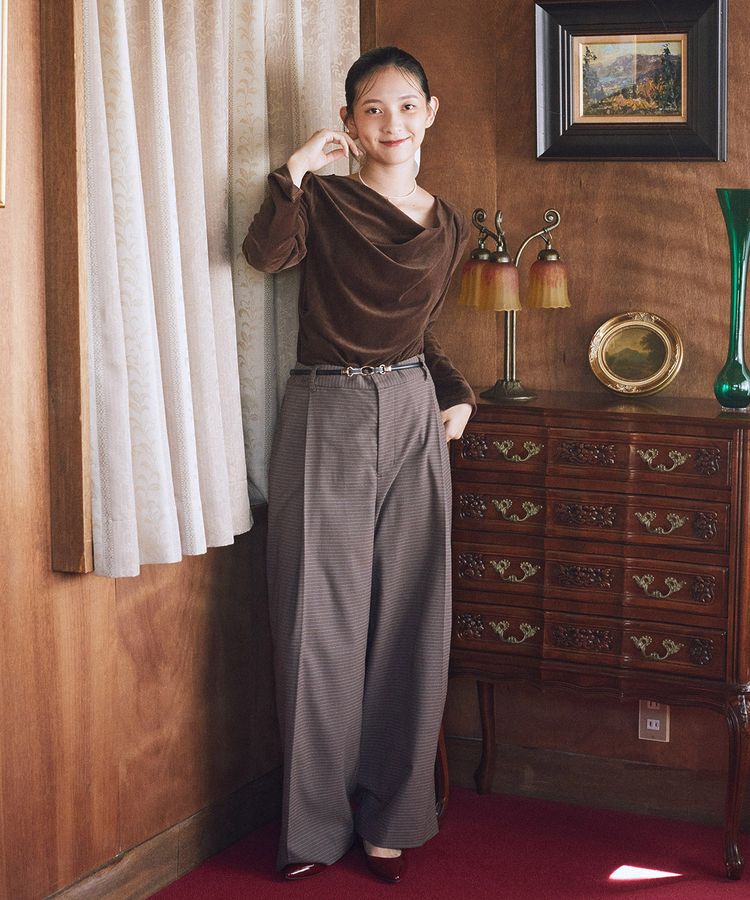 earth music&ecology「ウエストタブタックパンツ」|その他|