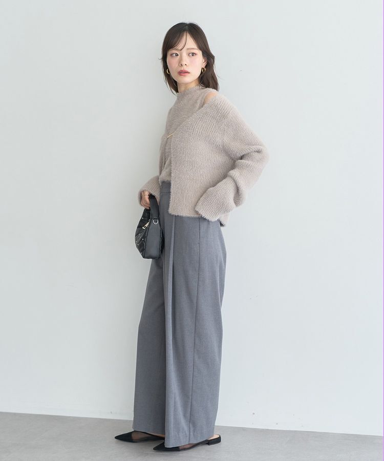 earth music&ecology「ウエストタブタックパンツ」|その他|