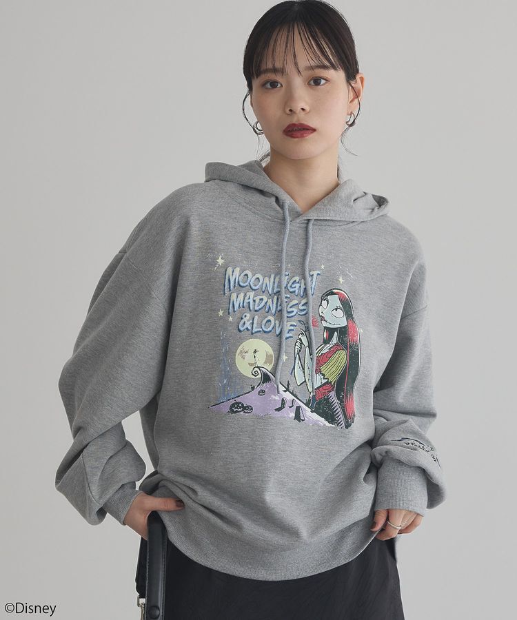 earth music&ecology「ナイトメア/アソートプリントパーカー」|スウェット・ジャージ|Gray Mixture