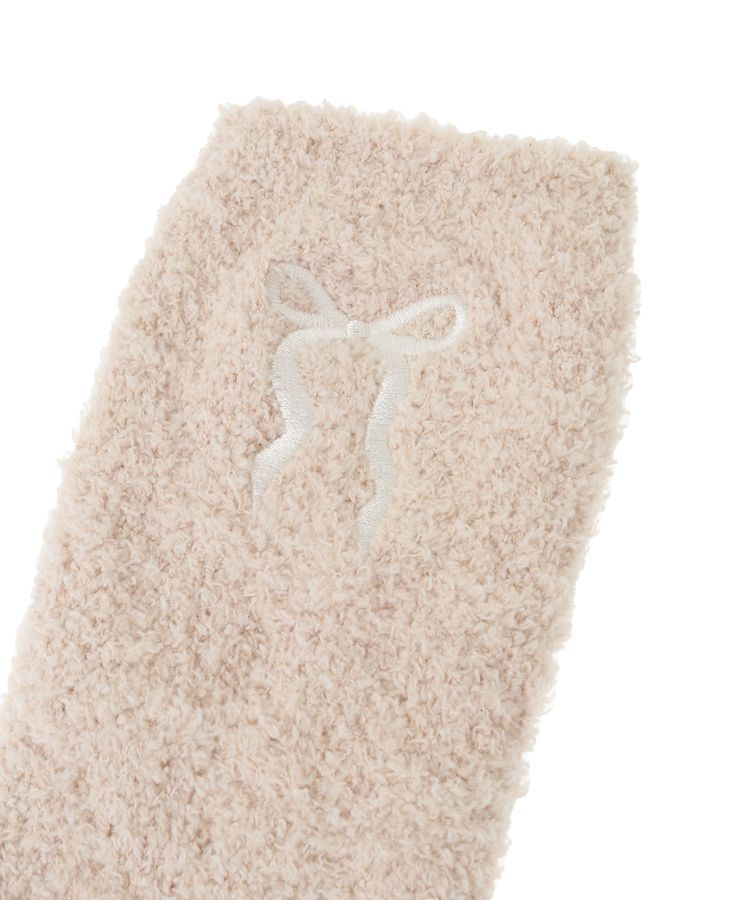 Maison de FLEUR「リボン刺繍ルームソックス」|その他|